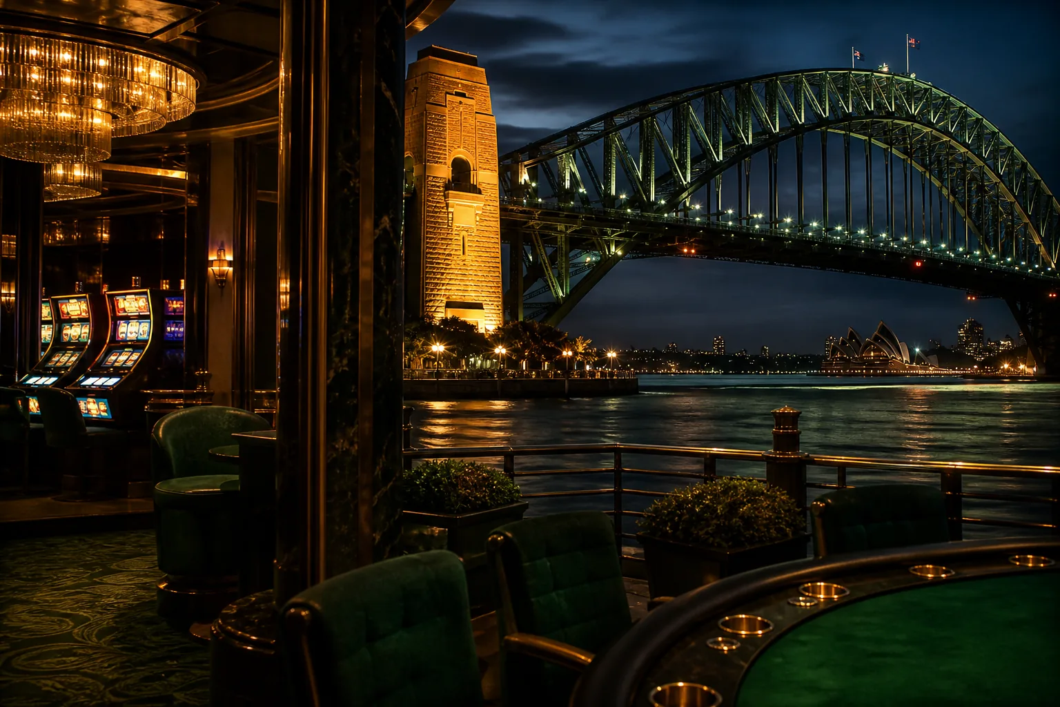 Editorial city guide graphic for RocketPlay Casino readers in Sydney, NSW